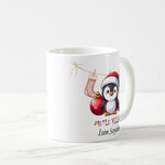 Kişiye Özel Penguenli Yılbaşı Kupası