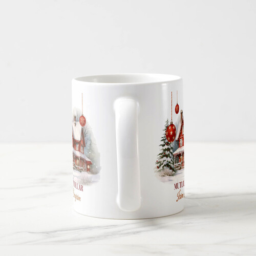 Kişiye Özel Kış Temalı Yılbaşı Kupası