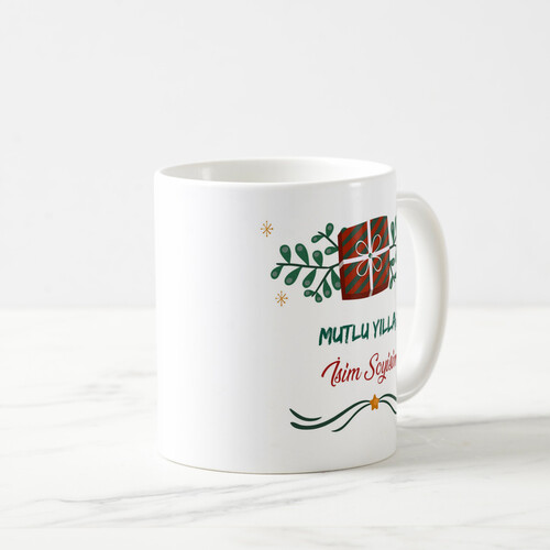 Kişiye Özel Hediye Paketli Yılbaşı Kupası