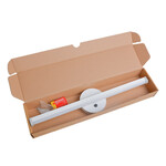 Hareket Sensörlü Yapışkanlı Pilli Gün Işığı Aplik Lamba - Beyaz