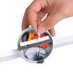 Hareket Sensörlü Yapışkanlı Pilli Gün Işığı Aplik Lamba - Beyaz