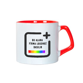 Firmalara Özel Logo Baskılı Toptan Afilli Porselen Fincan
