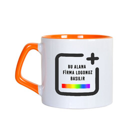Firmalara Özel Logo Baskılı Toptan Afilli Porselen Fincan