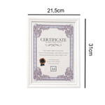 A4 Beyaz Diploma Ve Sertifika Çerçevesi