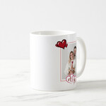 Kişiye Özel Fotoğraflı Sevgililer Günü Kupası