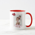 Kişiye Özel Fotoğraflı Sevgililer Günü Kupası