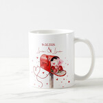 Sevgiliye Özel Posta Kutulu Kupa Bardak