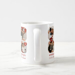 Sevgiliye Özel 4 Fotoğraflı Ve Harfli Kupa Bardak