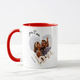 Sevgiliye Özel Kalpli Love Kupa Bardak