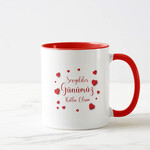 Sevgiliye Özel İsimli Ve  Kalpli Kupa Bardak