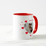 Sevgiliye Özel Kalpli İsimli Kupa Bardak