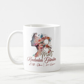 Kadınlar Gününe Özel Firma Logolu Toptan Kupa Bardak