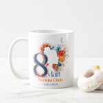 8 Mart Dünya Kadınlar Gününe Özel Çiçekli Kupa Bardak