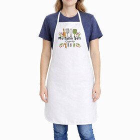 Kişiye Özel İsimli Beyaz Önlük