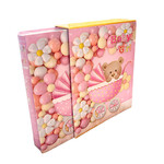 200'Lük Kutulu Kız Ve Erkek Bebek Fotoğraf Albümü - Pembe