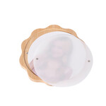 Kişiye Özel Fotoğraflı Hareketli Ahşap Ledli Papatya Çerçeve