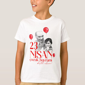 23 Nisan Ulusal Egemenlik Ve Çocuk Bayramına Özel Tişört