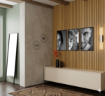 Family Yarım Portre 3'Lü Çerçeve