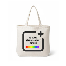 Firmaya Özel Logo Baskılı Luna Körüklü Bez Çanta