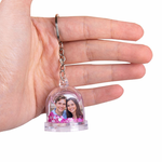 Fotoğraflı Kar Küresi Anahtarlık