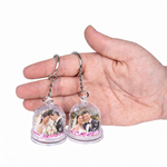 Fotoğraflı Kar Küresi Anahtarlık