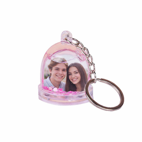 Fotoğraflı Kar Küresi Anahtarlık