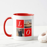 Sevgiliye Özel Love Yazılı Kupa Bardak