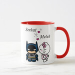 Sevgiliye Özel Çift Karakterli Kupa Bardak