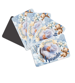 Balon Temalı Fotoğraflı Ve İsimli Magnet