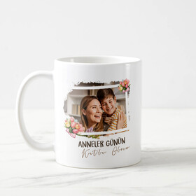 Anneler Gününe Özel Fotoğraflı Kupa Bardak
