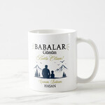 Canım Babam Temalı Kişiye Özel Babalar Günü Kupa Bardak