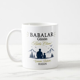 Canım Babam Temalı Kişiye Özel Babalar Günü Kupa Bardak