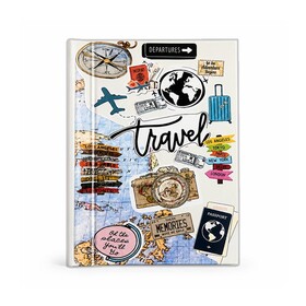Modern Yapışkanlı Fotoğraf Albümü 15 Yaprak - 23X17cm Travel
