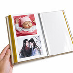 Pencereli Yapışkanlı Süet Fotoğraf Albümü 15 Yaprak - 18X23cm Antrasit