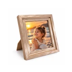 Kişiye Özel Ahşap Modern Bronz Gold Mini Fotoğraf Çerçevesi - 10X10cm