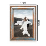 Kişiye Özel Ahşap Eskitme Fotoğraf Çerçevesi - 15X21cm