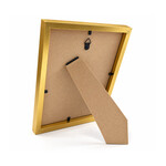 Kişiye Özel Ahşap Metalik Gold Fotoğraf Çerçevesi - 15X20cm