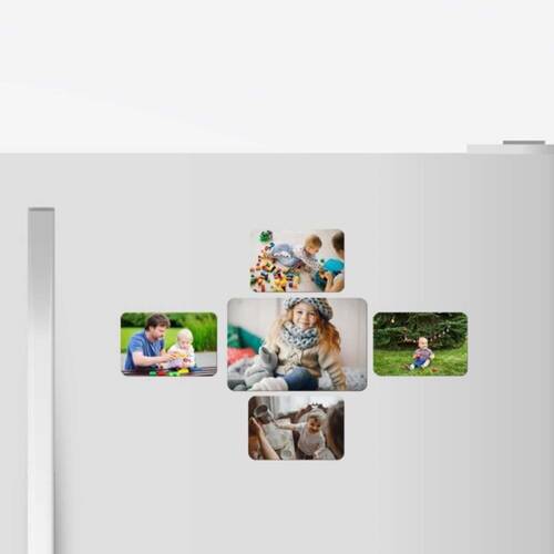 10X10 Ebat Kişiye Özel Fotoğraflı Buzdolabı Magneti