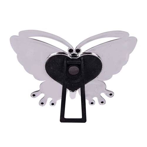 Fotoğraflı Büyük Kelebek Magnet Çerçeve - Pembe