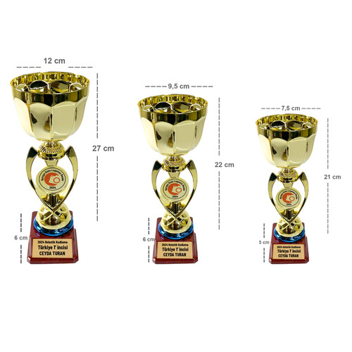 Büyük Boy Firmaya Özel Logolu Ödül Kupası