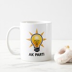 50 Adet Adet Ak Parti Logolu Toptan Kupa Bardak